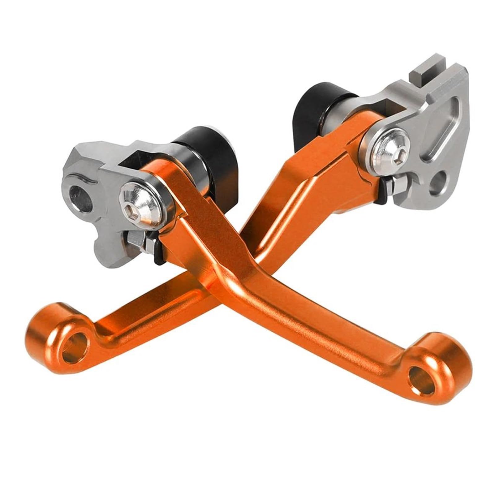 Kupplungshebel Motorrad Für Suzuki RM85 RM 85 2005-2015 2013 2012 2011 2014 Motocross Pivot Bremse Kupplung Hebel Dirt Bike Griff Hand Grip Lenker Motorrad-Bremshebel(Orange) von NOKRGQW