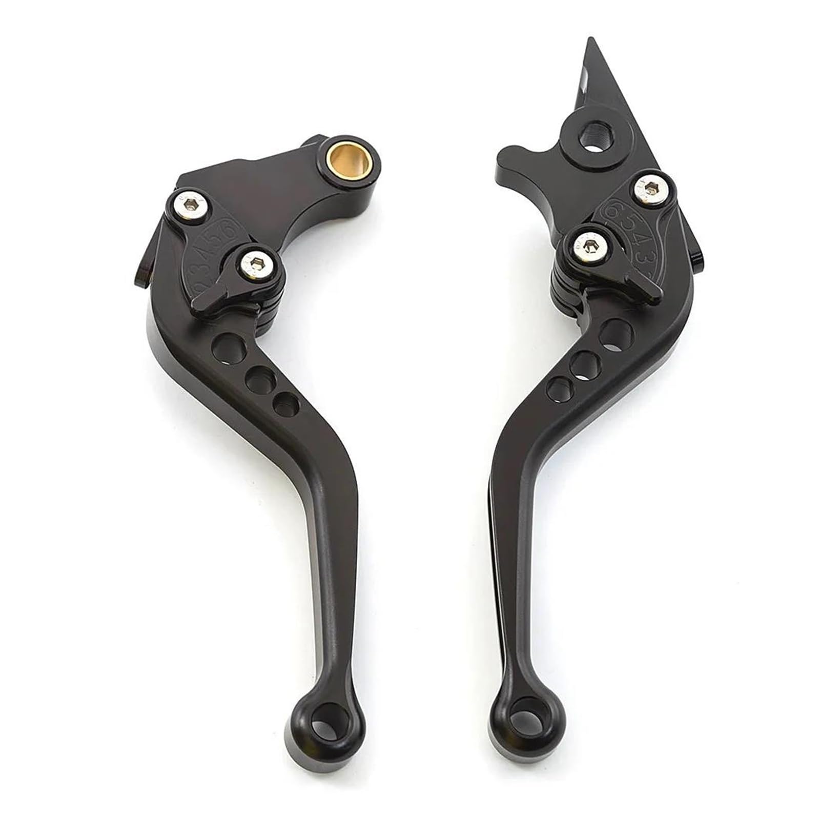 Kupplungshebel Motorrad Für YZFR125 Für YZF-R125 Für YZF R125 2008 2009 2010 2011 2012 2013 CNC Kurzer & Langer Motorrad Einstellbarer Bremskupplungshebel Motorrad-Bremshebel(G) von NOKRGQW