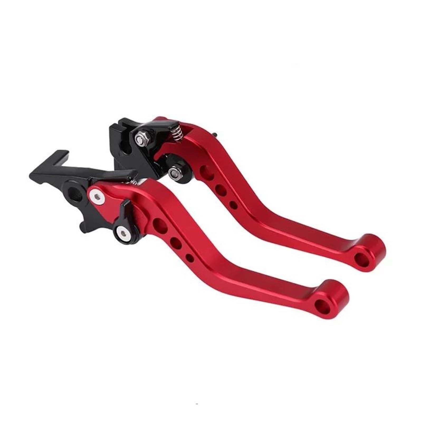 Kupplungshebel Motorrad Universal Fit Für Motorrad-Modifikation 1 Paar Legierter Motorrad-Bremsgriff CNC-Motorrad-Kupplungstrommel-Bremshebelgriff Motorrad-Bremshebel(Red) von NOKRGQW