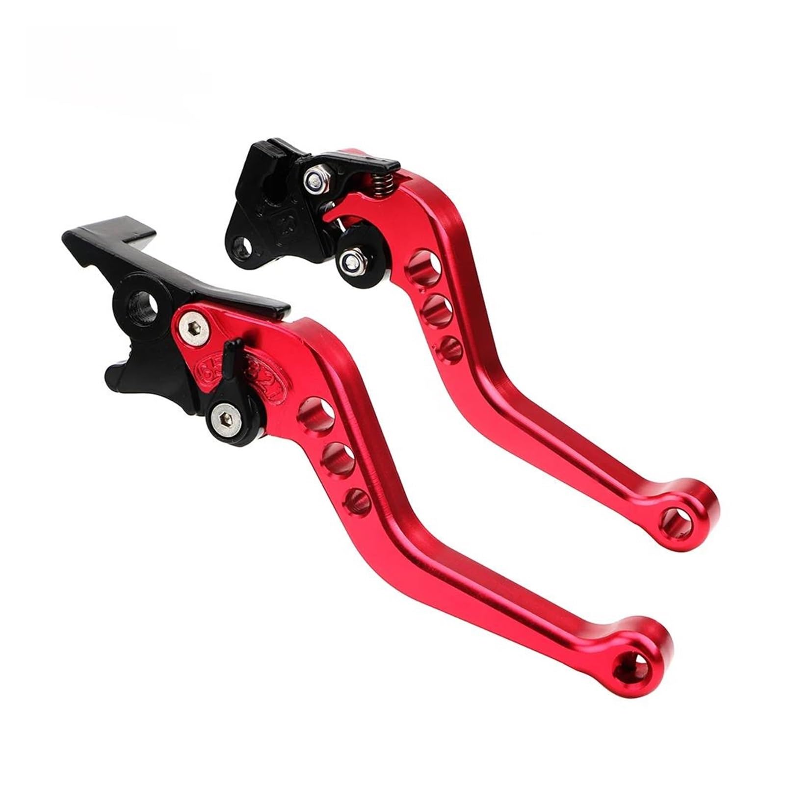 Kupplungshebel Motorrad Universal Fit Für Motorrad-Modifikation 1 Paar Legierter Motorrad-Bremsgriff CNC-Motorrad-Kupplungstrommel-Bremshebelgriff Motorrad-Bremshebel(Red) von NOKRGQW