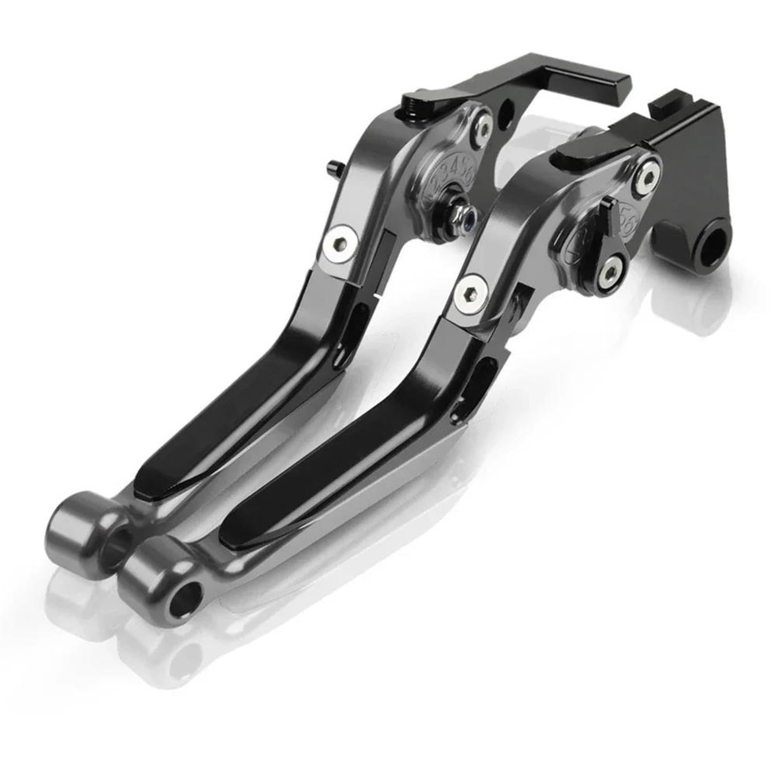 Motorrad Bremshebel FÜR Kawasaki FÜR ZX10R 2006-2015 CNC Motorrad Einstellbare Kupplung Bremshebel Lenker Grip Zubehör Kupplung Bremshebel(Titanium-A) von NOKRGQW