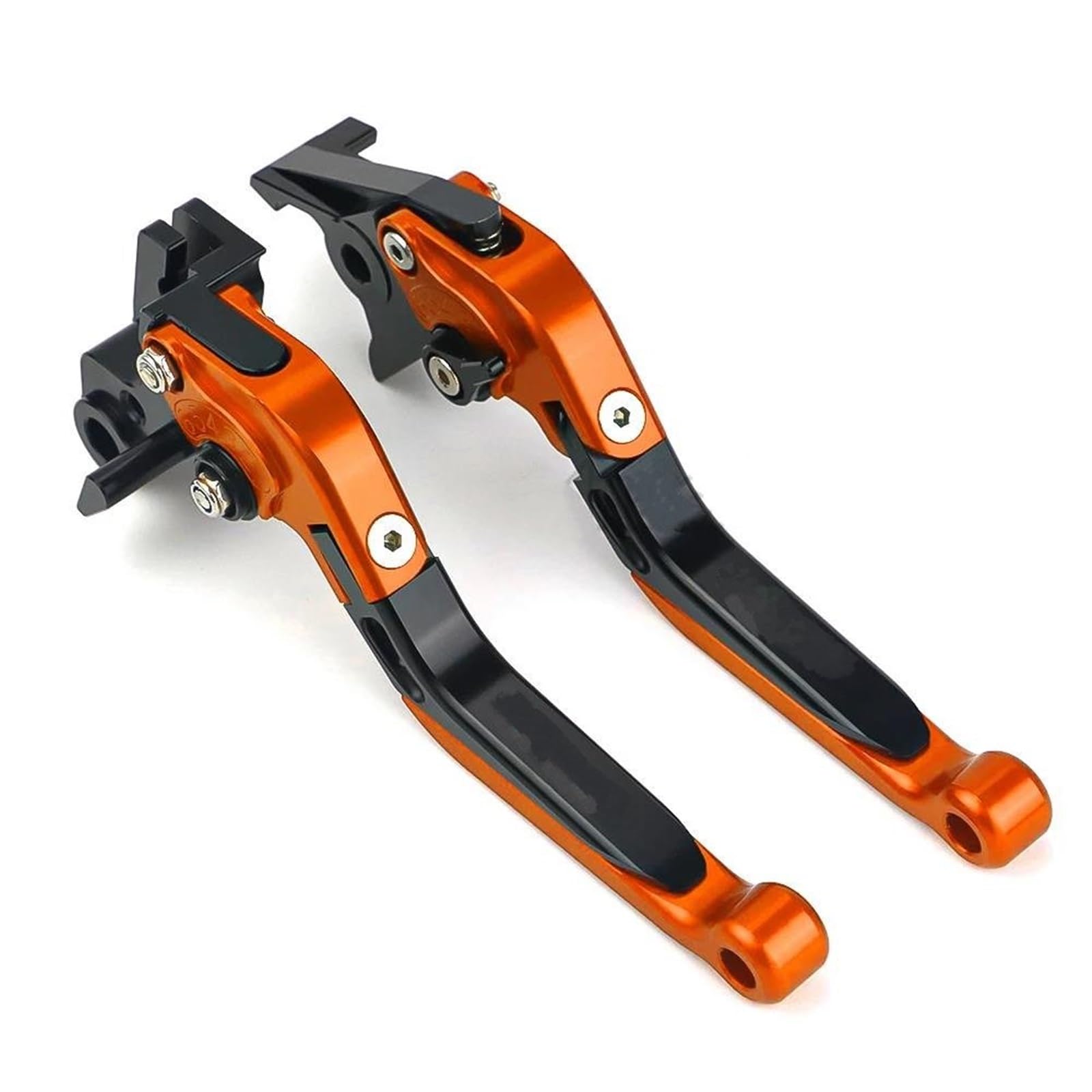 Motorrad Bremshebel Motorrad-Hebelsätze Bremskupplung Ausziehbar Verstellbar Biegsam Für Kawasaki Für Z 650 2017 2018 2019 2020 Kupplung Bremshebel(Orange) von NOKRGQW