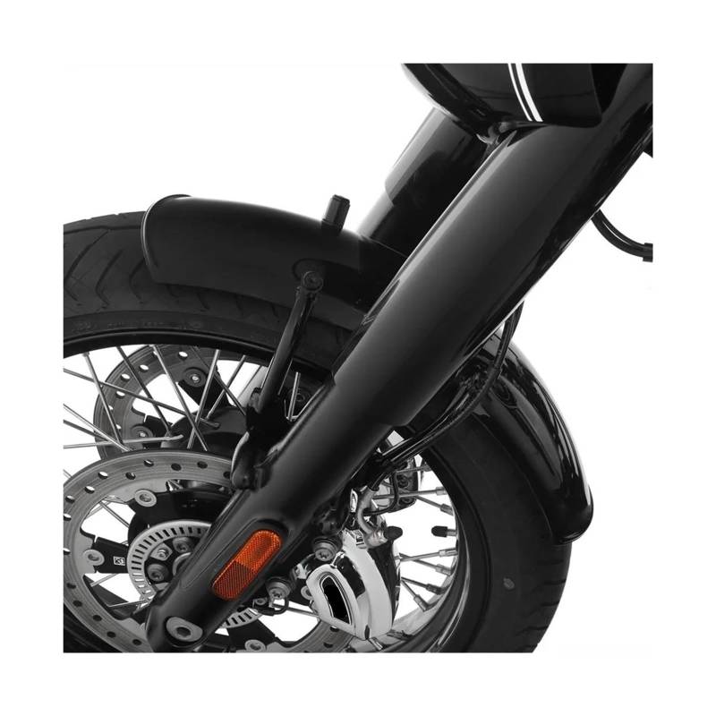 Motorrad Kotflügel Für R18 R 18 Vorderrad Kotflügel RockBob Stil 2020 2021 2022 2023 Metall Vordere Kotflügel Motorrad Zubehör Ersatz Motorrad Rad Kotflügel(Bright Black White) von NOKRGQW