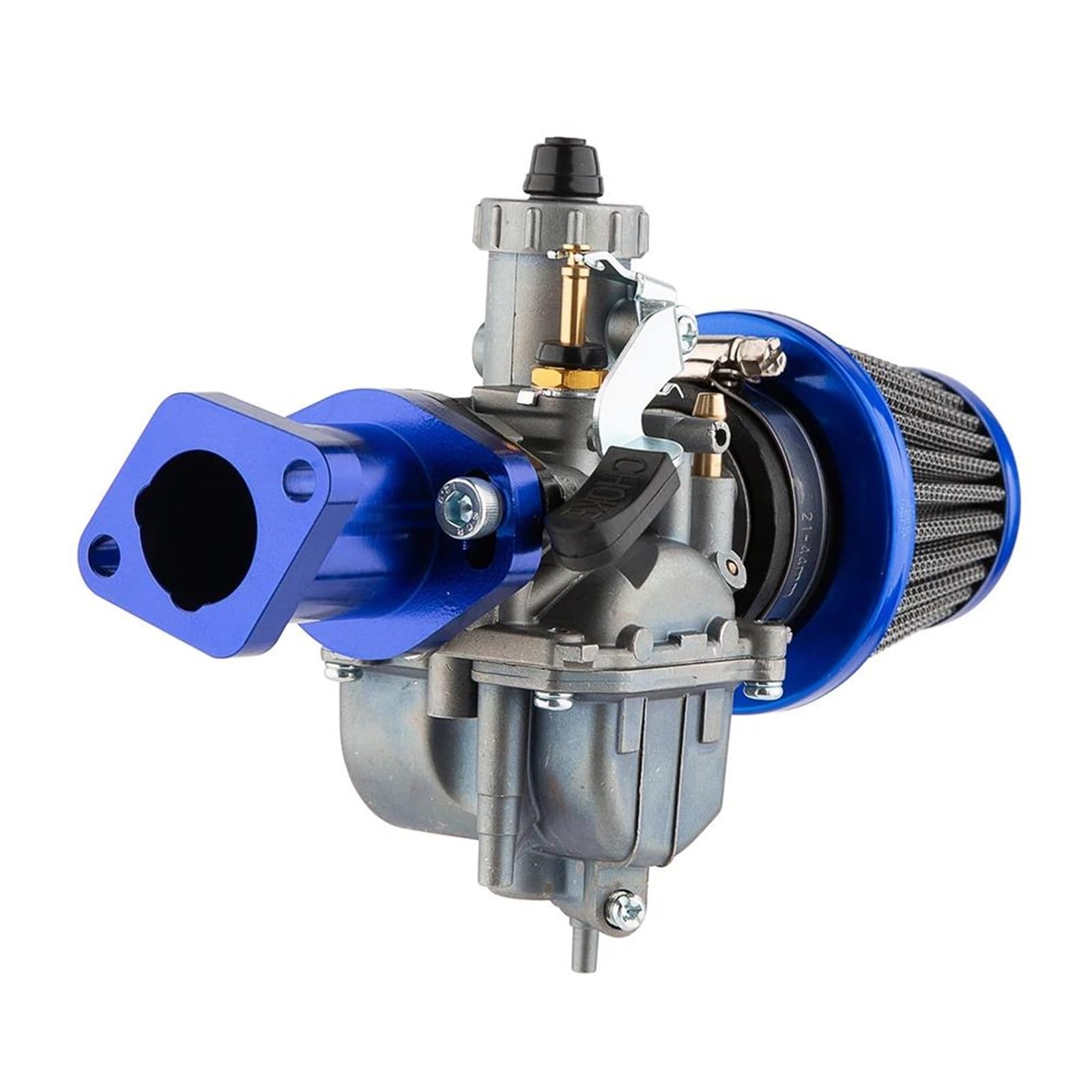 Roller Vergaser Für Predator 212cc 196cc CT200U BT200X CT 200 U BT 200 X Für Mini Bike KT196 Go Kart GX160 GX200 6,5 Hp Klon Motor Luftfilter Vergaser Vergaser Motor(Blau) von NOKRGQW