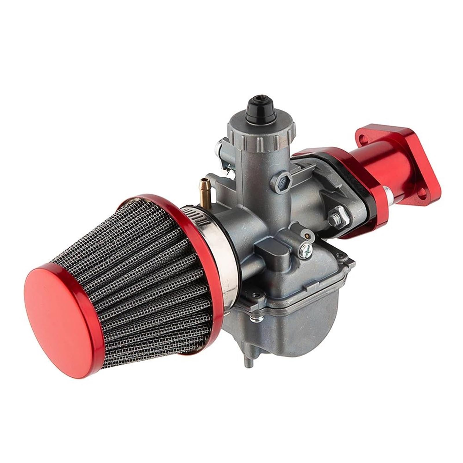 Roller Vergaser Für Predator 212cc 196cc Coleman CT200U BT200X Für Mini Bike KT196 Go Kart GX160 GX200 6.5 Hp Klon Motor Luftfilter VM22 Vergaser Vergaser Motor(Red) von NOKRGQW