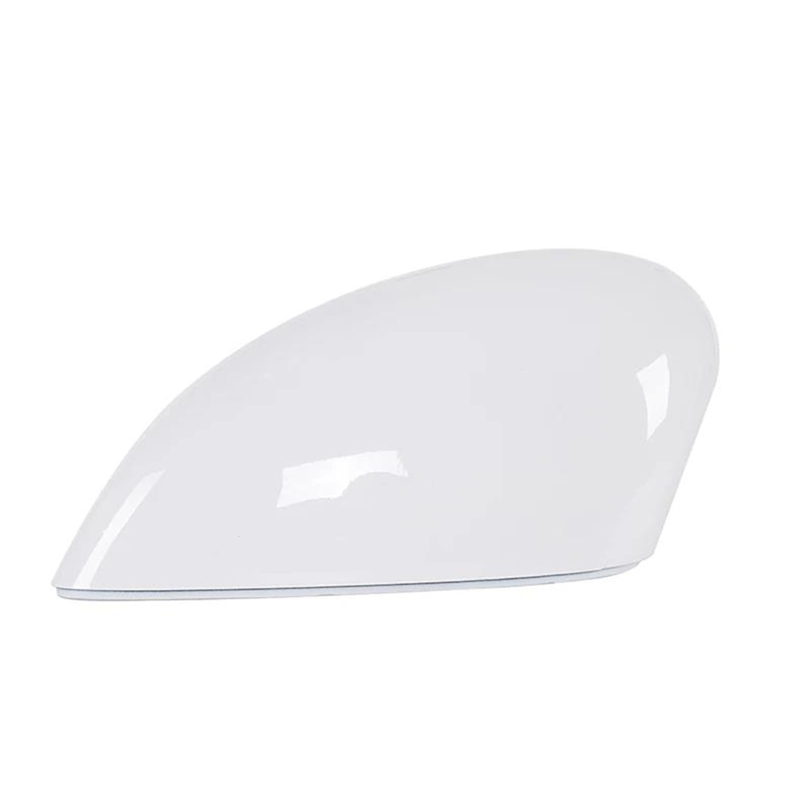 Tür Außenspiegelkappe Für Ford Fiesta MK7 2009-2017 Rückspiegel Abdeckung 6 Farbe Seite Flügel Trim Clip-on Decor Cap Auto Refit Zubehör Spiegelabdeckungen(Glossy White Left) von NOKRGQW