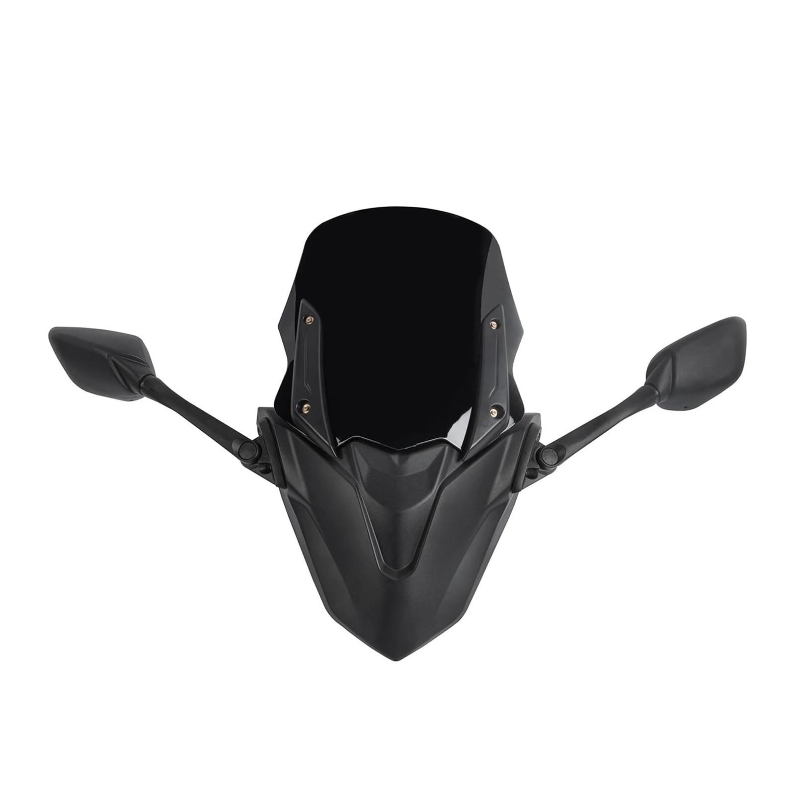 Windschutz Deflektor Für NMAX 125 155 2021-2024 Für NMAX155 Für NMAX125 Windschutz Windschutz Mit Front Maske Panel Motorrad Wind Shiel Zubehör Motorrad Flyscreen(Smoke) von NOKRGQW
