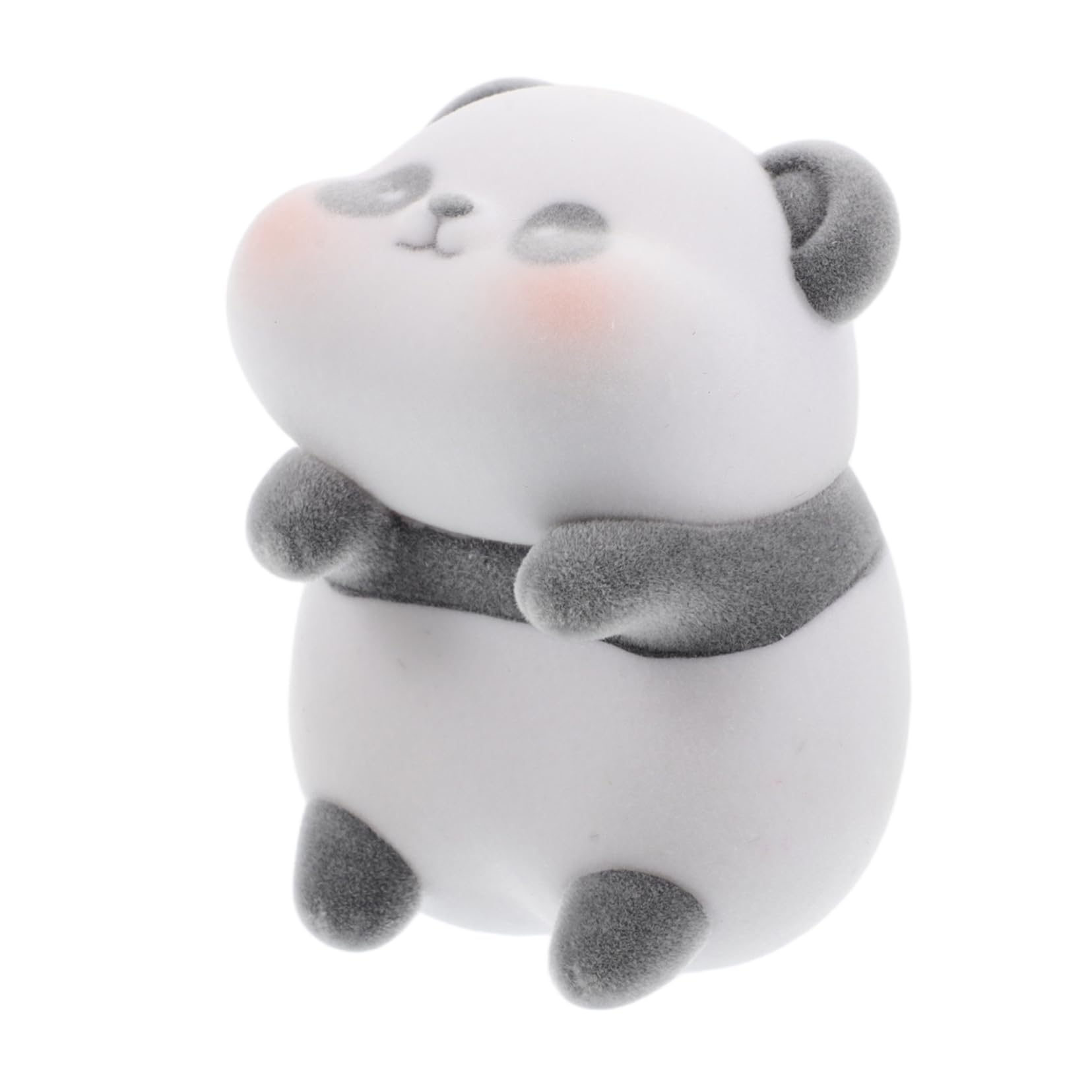 NOLITOY Süße Panda Auto Dekoration Kleine Resinfigur Für Armaturenbrett Desktop Oder Computer Adorable Panda Ornament Für Autozubehör Und Wohnkultur Kawaii Deko Für Frauen von NOLITOY