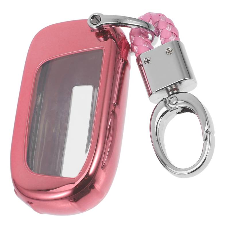 NOLITOY TPU Auto Schlüsselanhänger Abdeckung Für Schlüsselanhängerschutz Für Compass Robuste Schlüsselhalterung Roségold Key Fob Case von NOLITOY