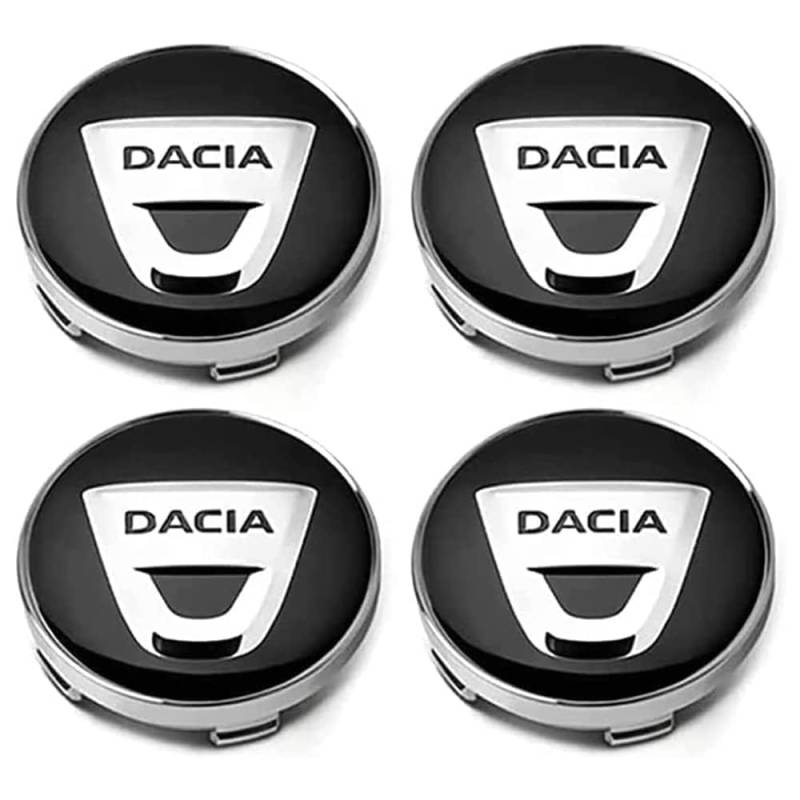 4 Stück Nabendeckel für Dacia Duster 2018-2023 Radnabendeckel Felgendeckel Radnabenkappen Felgenkappen Nabenkappen Wheel Caps Radnabenabdeckung,B von NOLLAM