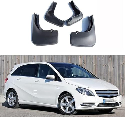 4 Stücke Auto Schmutzfänger für Mercedes Benz B-klasse W245 W246 W247 2006-2023, Auto Schmutzfänger Kotflügel Spritzschutz Protektoren Bausatz Auto Zubehör von NOLLAM