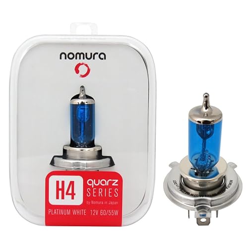 NOMURA Lampe H4 Weiß 12V 60/55W 1 Stück E13 ECE R3 von NOMURA