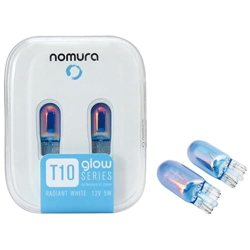 NOMURA Leuchtmittel T10 Glow Weiß 12V 5W 2 Stück von NOMURA