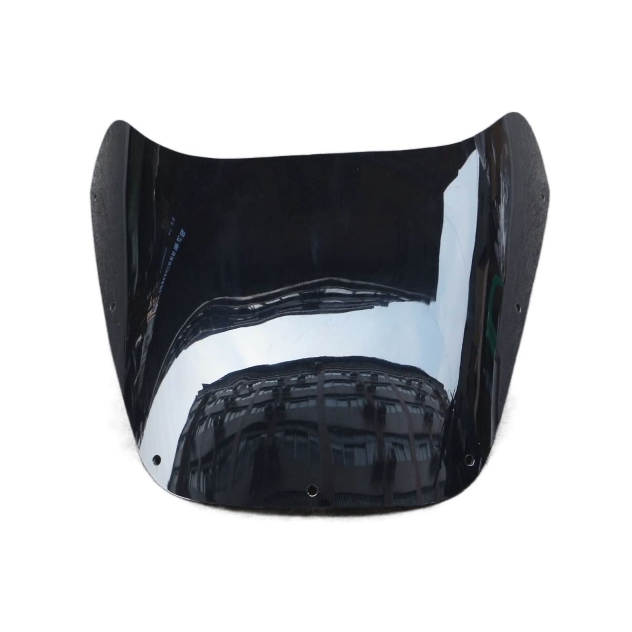 NONROT Passend for Yamaha 1987–1992 TZR250 2MA Motorradzubehör Windschutzscheibe Windschutzscheibe klar schwarz TZR 250 1988 1989 1990 1991 (Color : Black) von NONROT