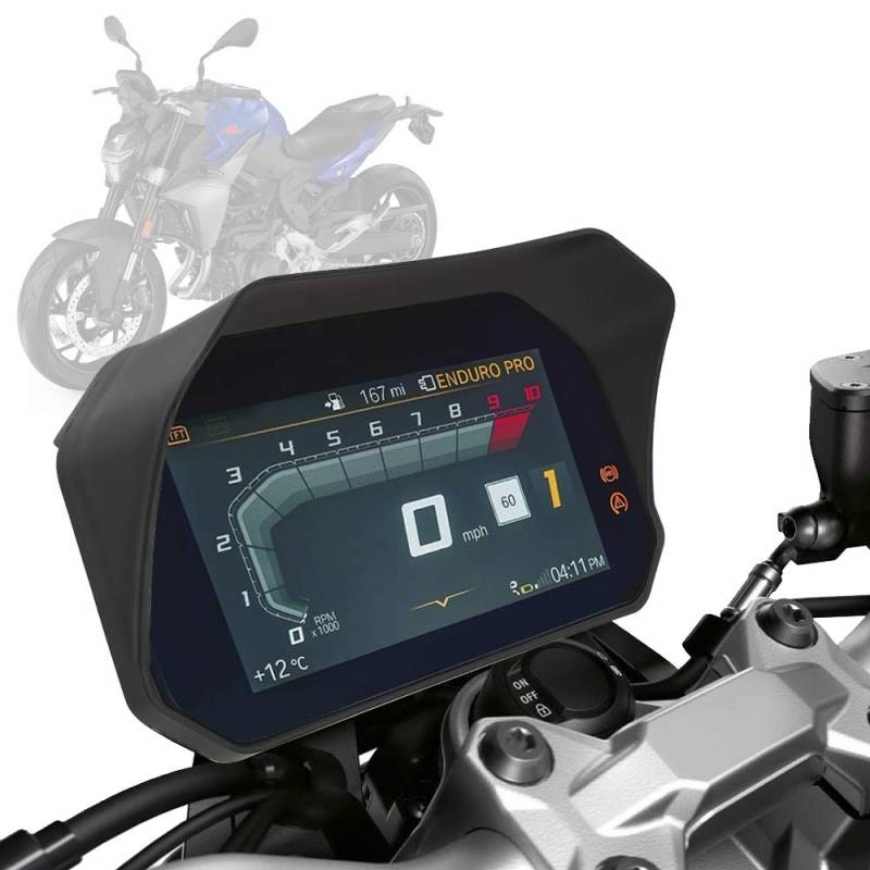 NOPNOG Auto Sonnenblende Meter Cover Cover, Kunststoff, Schwarz, für BMW R1200GS LC Adventure 2018-2019 R1250GS LC/ADV F750GS GS F850GS von NOPNOG