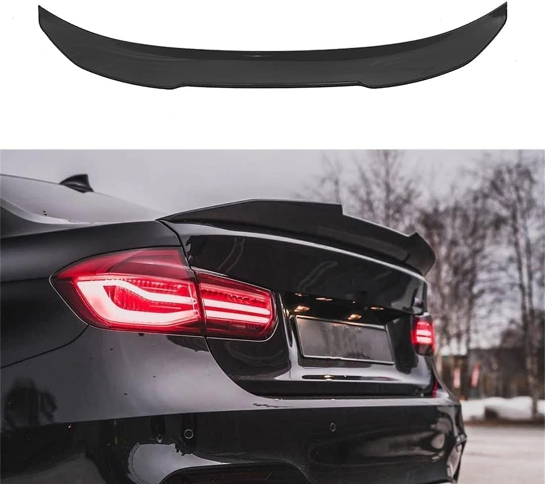 ABS Auto Heckspoiler für BMW F30 3 Series 4-Door Sedan 2012-2018, Kratzfest Kofferraumspoiler Dachspoilerflügel Heckflügel Lippe, Dekoration Zubehör von NORAS