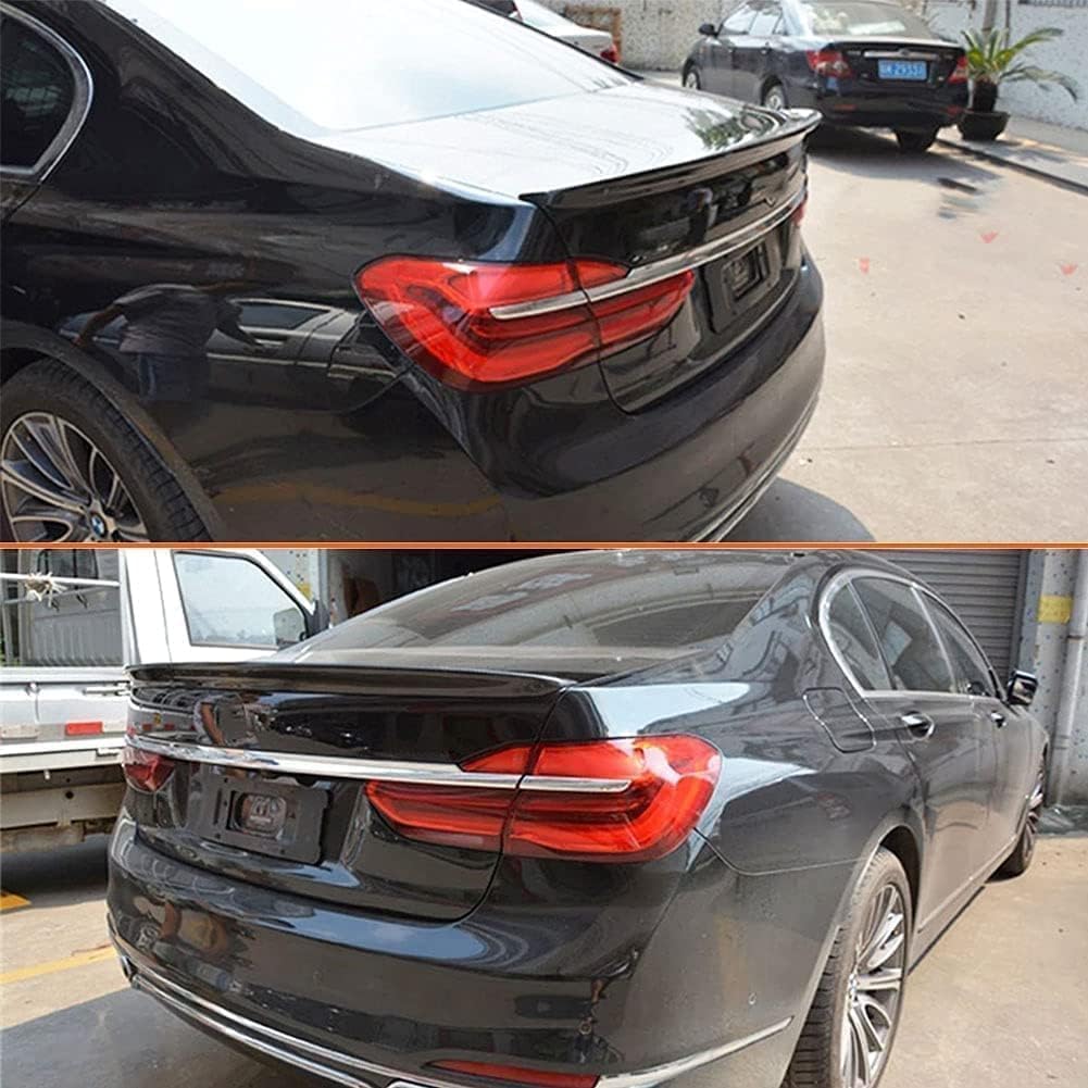 Kohlefaser Auto Heckspoiler für BMW 7er G11 730i 740i 750i 2016-2018, Kratzfest Kofferraumspoiler Dachspoilerflügel Heckflügel Lippe, Dekoration Zubehör von NORAS