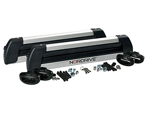 NORDRIVE - Dach SKITRÄGER Nordic-King EVO 4 Paar SKI /2 Snowboards -ABSCHLIEßBAR von NORDRIVE