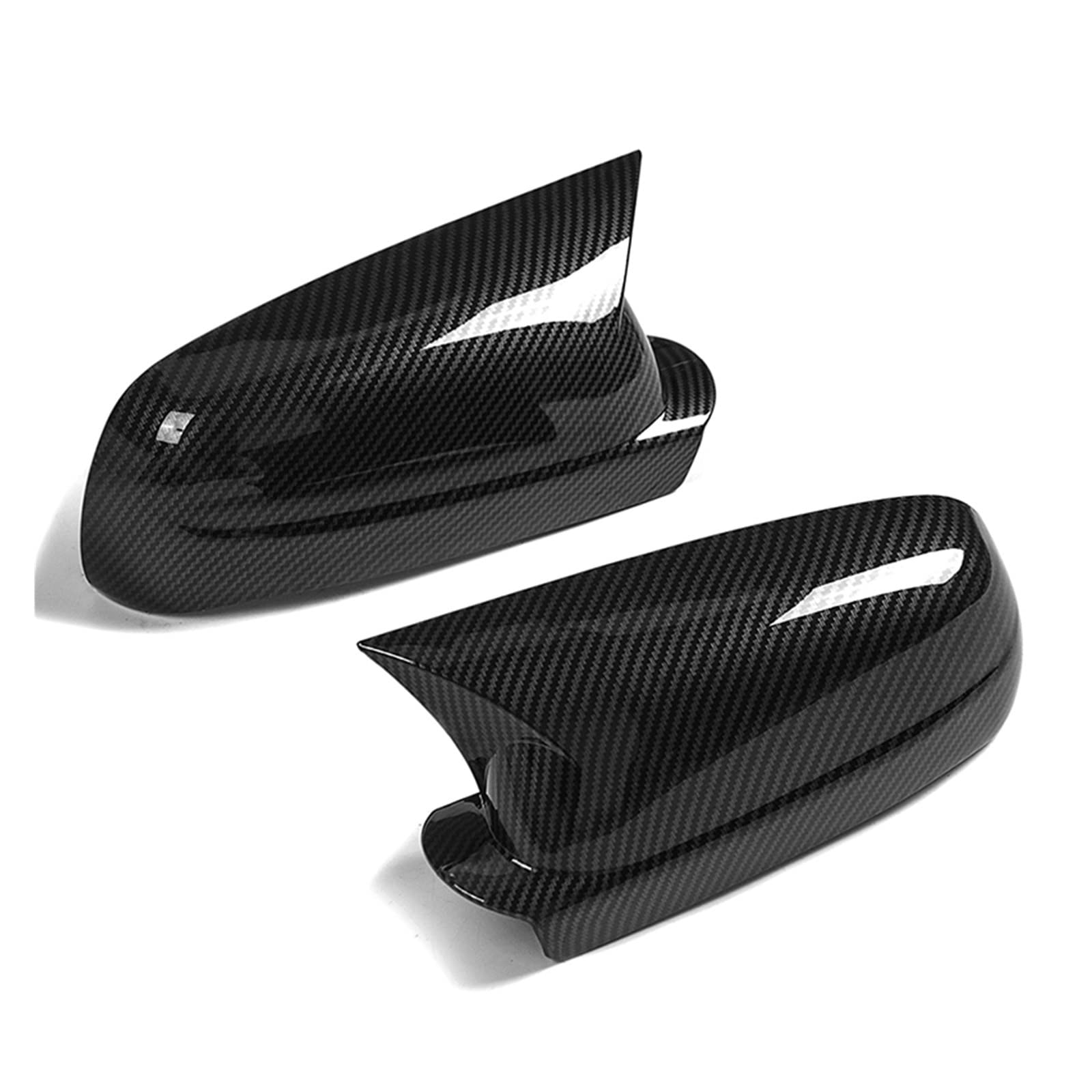 Rückspiegel-Abdeckung Für VW Für Golf 4 MK4 Für GTI 1998-2002 Spiegelabdeckungsflügel Tür Spiegelkappen (Color : Carbon Fiber) von NORTOK