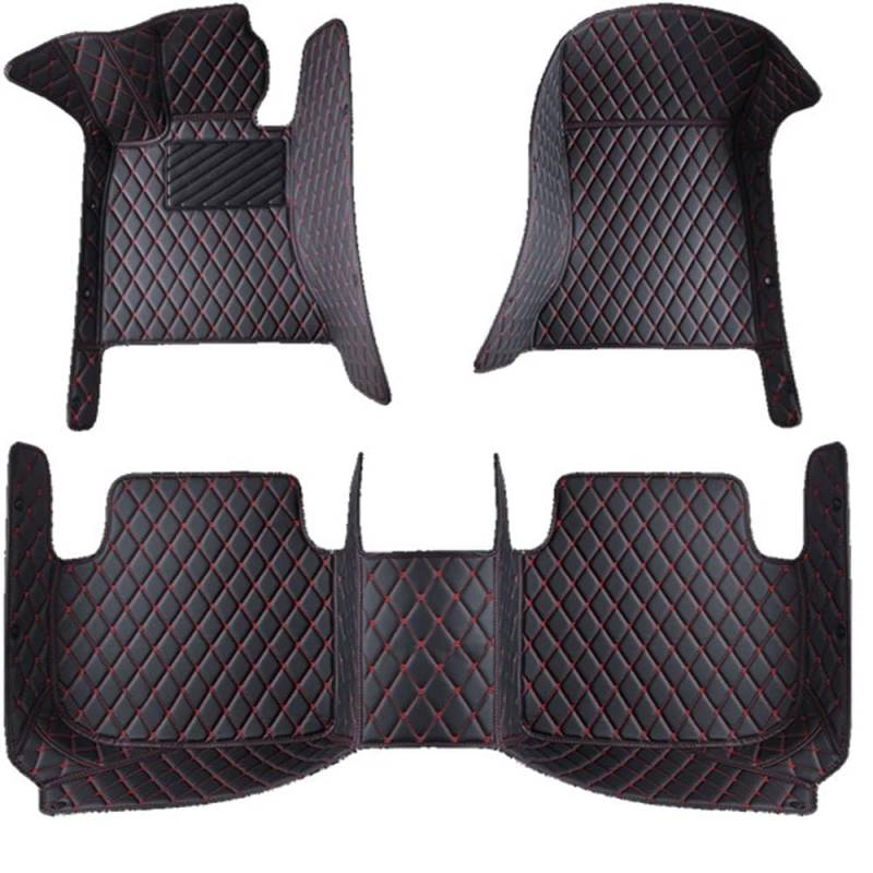 NOTEDI Auto FußMatten Leder Fussmatten FüR Mercedes Benz CLA C117 180 200 220 260 4MATIC 2014-2018, Custom Bodenmatten Wasserdicht Anti-Rutsch Matten-Floor Mats Allwetter Teppich Matten ZubehöR von NOTEDI