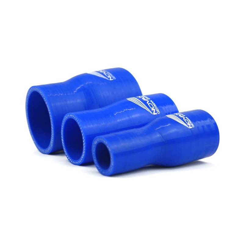 Novanox German Engineering® Reduzierstück ID 22-34 bis 114-102mm Silikonschlauch Kühlwasserschlauch flexibel Schlauchverbinder Universal-Schlauch Ladeluftschlauch, Farbe:Blau, ID x ID:Ø 38-30 mm von NOVANOX GERMAN ENGINEERING