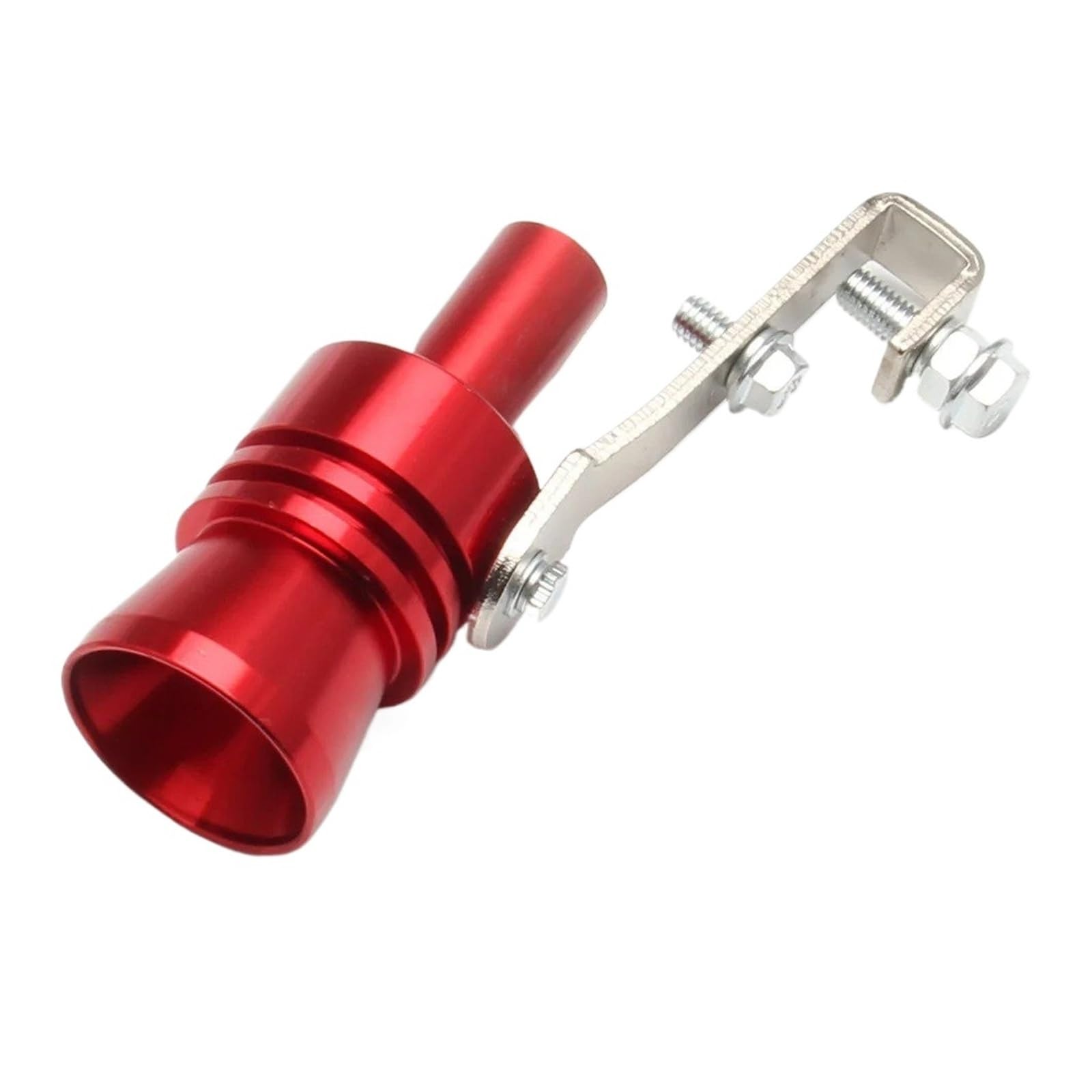 Auto Doppelendrohr Universal Auto Turbo Sound Whistle Simulator Sound Rohr Auto Auspuff Rohr Auspuff Rohr Pfeife Auto Endrohrblenden(Red M) von NOVEMS