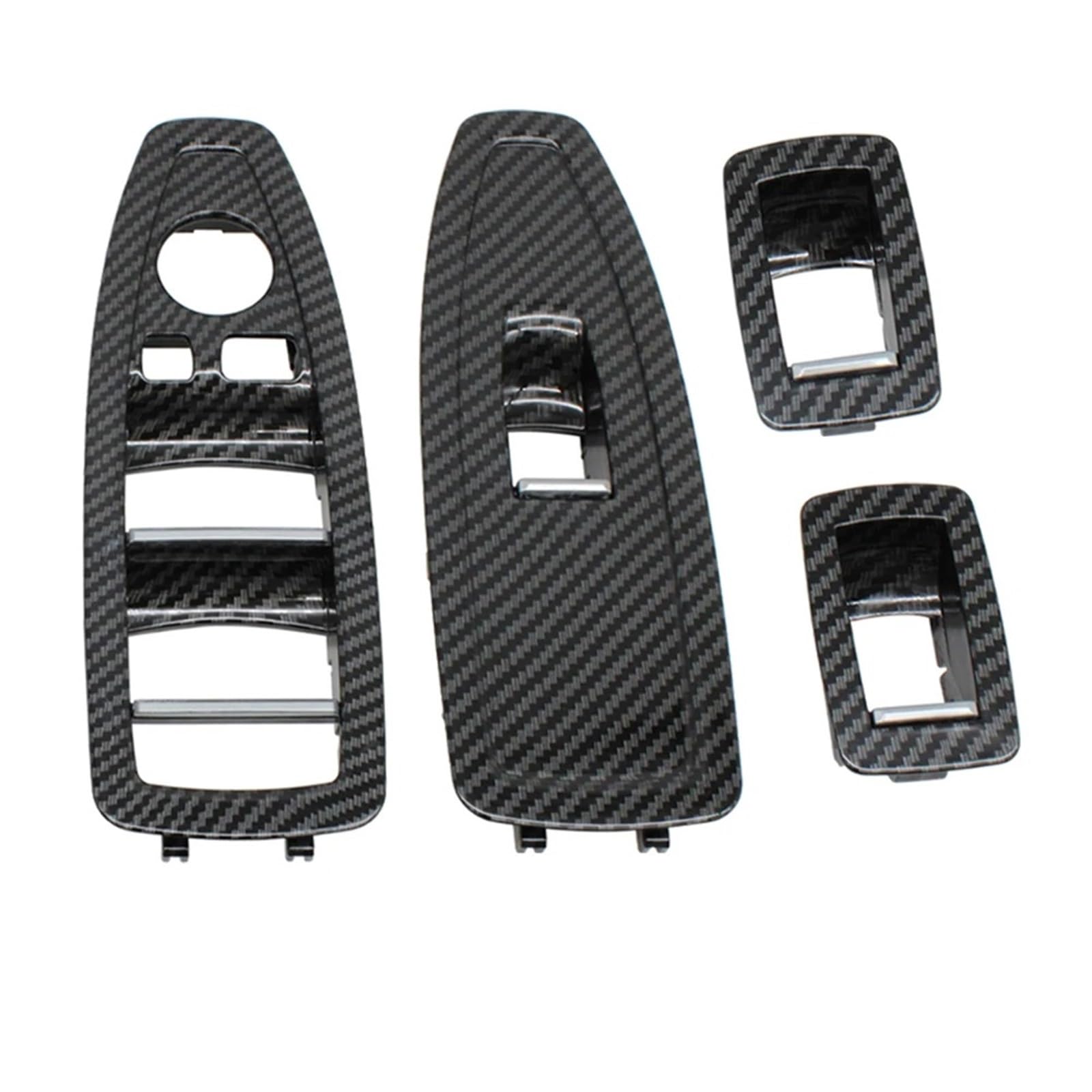 Auto Ersatz Türgriff Innen Für 1 3 4 Serie F20 F30 F31 F34 F35 Auto Innentür Carbon Fiber Fensterheber Schalter Panel Abdeckung Trim Auto Türgriff Innen(Model A Carbon Set) von NOVEMS