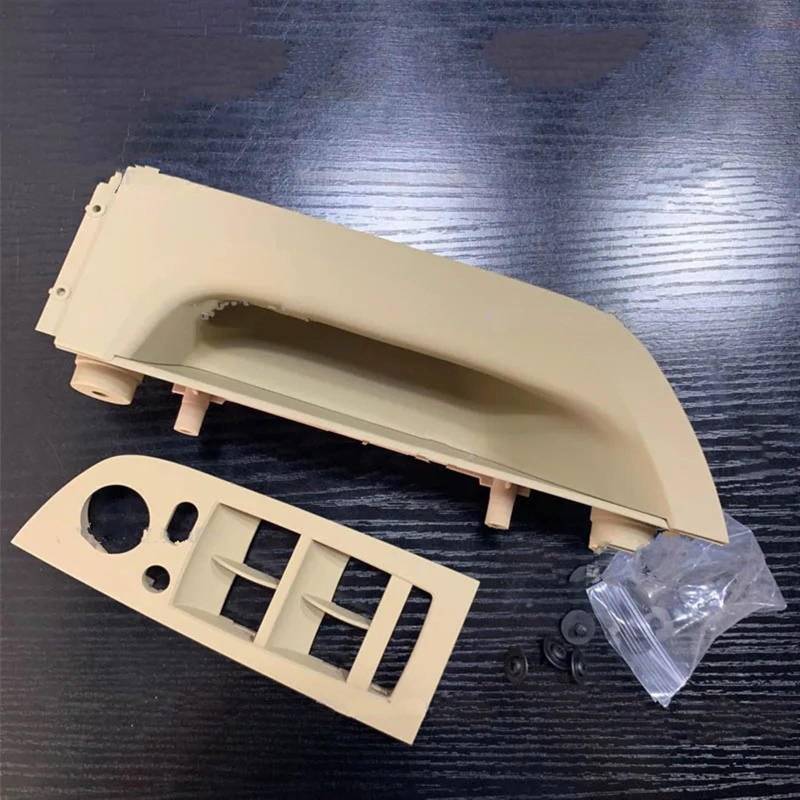 Auto Ersatz Türgriff Innen Für 3 Serie E90 E91 316 318 320 325 328 Auto Innen Griff Innen Tür Panel Pull Trim Abdeckung Grau Beige Schwarz Links Rechts Auto Türgriff Innen(Beige) von NOVEMS