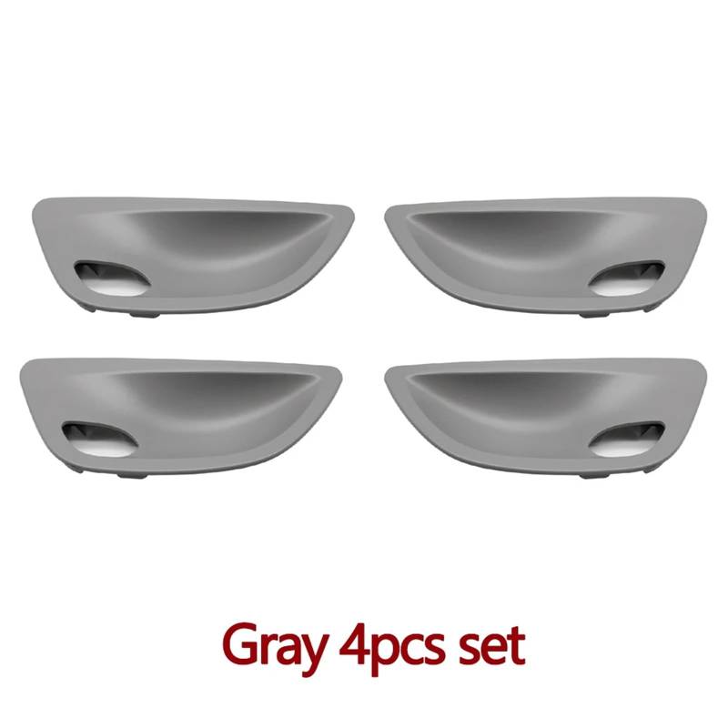 Auto Ersatz Türgriff Innen Für 5 Series F10 F11 F18 2010–2017, Links und rechts, Innentürgriff-Schüssel-Abdeckung, Ersatz Auto Türgriff Innen(Gray 4pcs Set) von NOVEMS