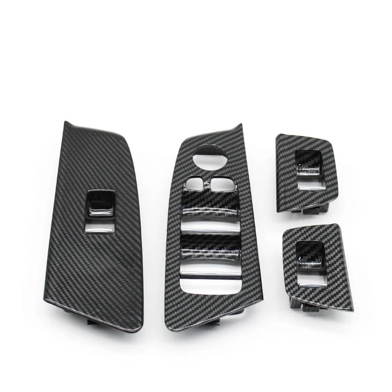 Auto Ersatz Türgriff Innen Für 5 Series G30 G31 G38 F90 2017 2018 2019 2020 2021 Auto Innentür Carbon Fiber Innen Griff Fenster Schalter Abdeckung Trim Auto Türgriff Innen(RHD Cover Set) von NOVEMS