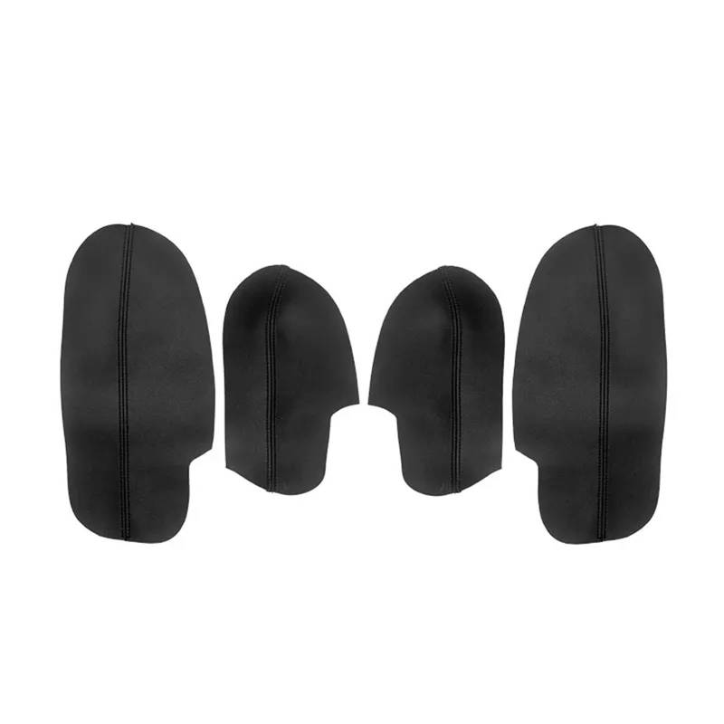 Auto Ersatz Türgriff Innen Für Accord 2008–2012, 4 Stück, Auto-Innentürgriff, Armlehnen-Panel, Wachen, Mikrofaser-Leder-Abdeckungs-Ordnung Auto Türgriff Innen(4pcs armrest Black) von NOVEMS