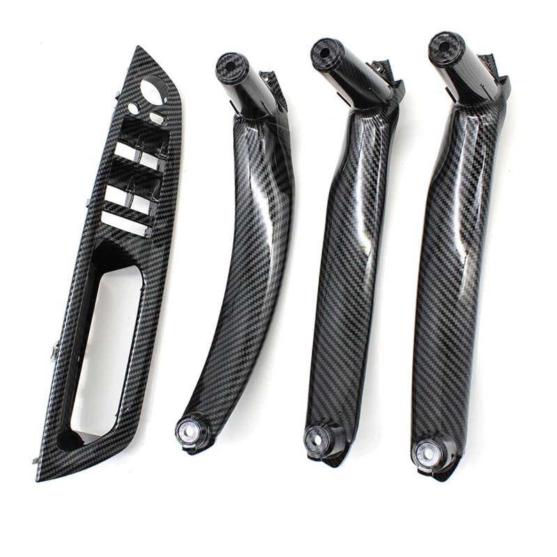 Auto Ersatz Türgriff Innen Für X5 X6 E70 E71 2007–2013 LHD RHD 4-teiliges Set Innentürgriff-Set Ersatzteile Auto Türgriff Innen(LHD Set Carbon Fiber) von NOVEMS