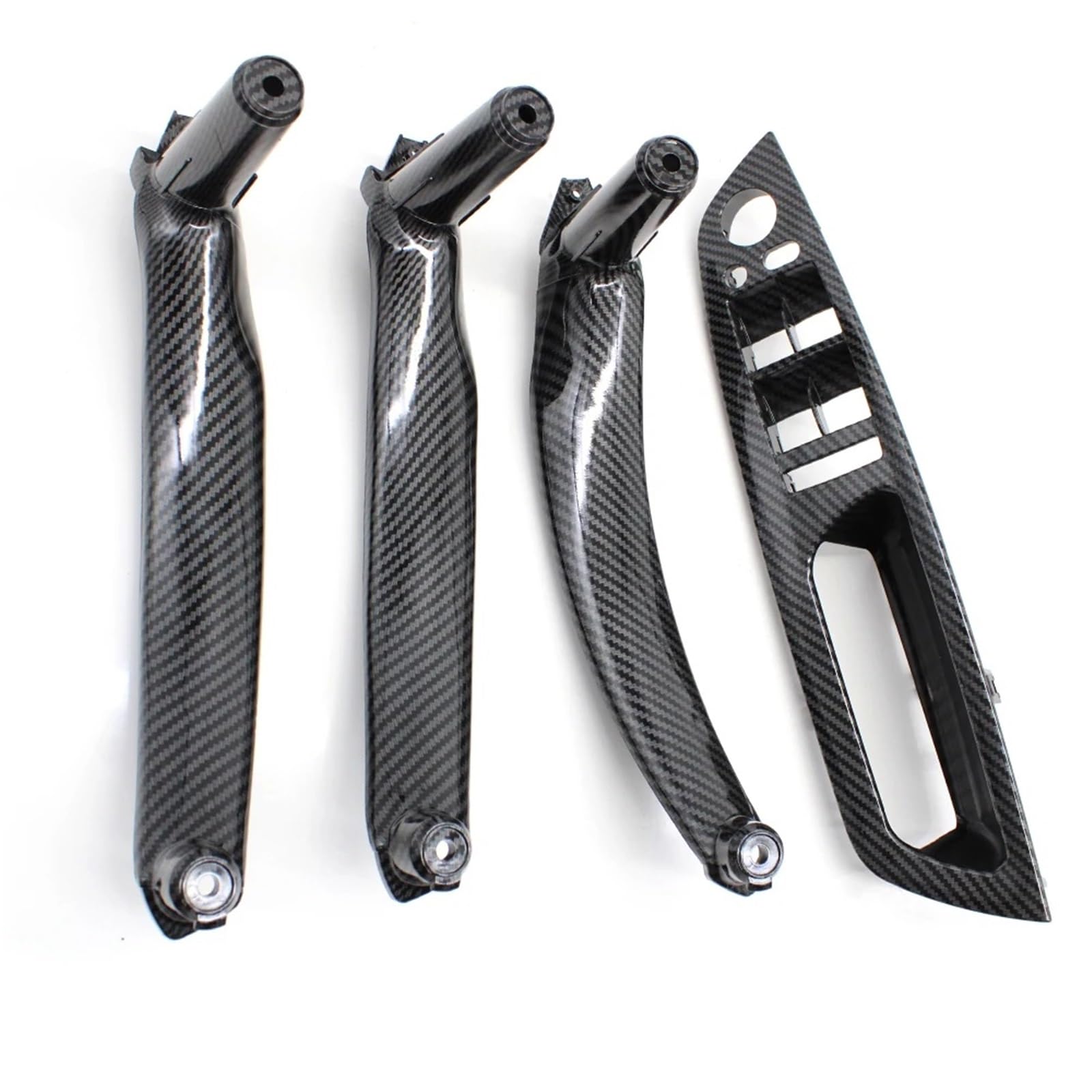 Auto Ersatz Türgriff Innen Für X5 X6 E70 E71 2007–2013 LHD RHD 4-teiliges Set Innentürgriff-Set Ersatzteile Auto Türgriff Innen(RHD Set Carbon Fiber) von NOVEMS