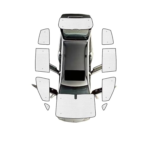 Auto Sonnenblende Für SEAT Für Alhambra 7N 2011 2012 2013 2014 2015 2016 2017 Auto Frontscheibe Mesh Vorhang Vorne Hinten Sonnenschutz Auto Sonnenschirm (Size : 2-All Sunshades) von NOVEMS