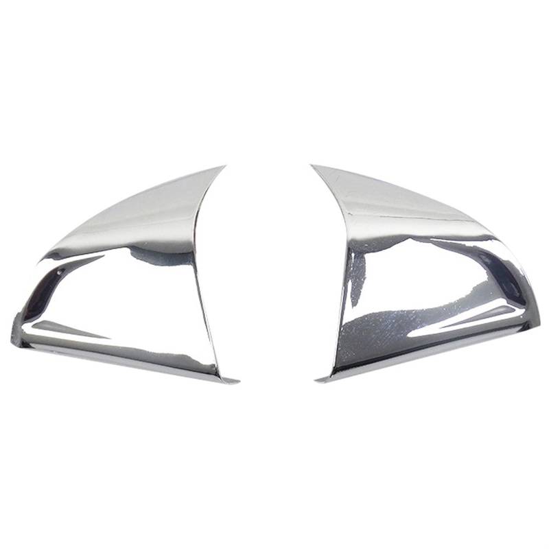 Innenraum Auto Zubehör Für Chevrolet Für Cruze Limousine Fließheck 2009-2015 Auto Chrom Lenkrad Schutzhülle Trim Aufkleber Zubehör 2PCS Autozubehör Innenraum(A Mirror silver) von NOVEMS