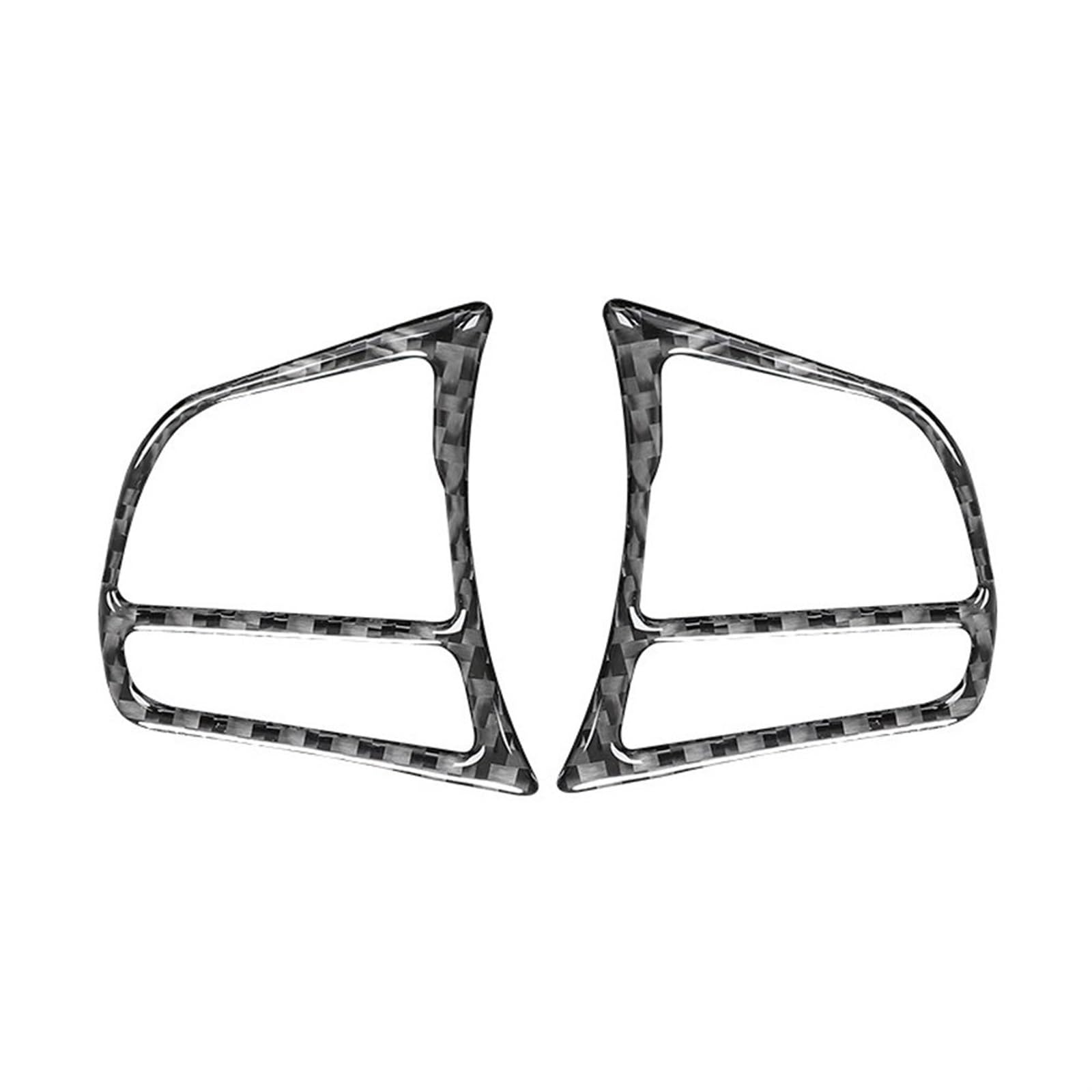 Innenraum Auto Zubehör Für F30 F31 F34 F45 F32 F33 F36 F22 Auto Innen Carbon Faser Lenkrad Tasten Aufkleber Abdeckung Trim Auto Styling 2PCS Autozubehör Innenraum(A) von NOVEMS