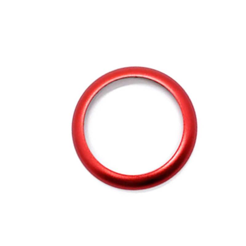 Innenraum Auto Zubehör Für Infiniti Q50 Q60 QX50 QX60 QX80 Auto Motor Start Stop Zündung Taste Ring Abdeckung Aufkleber Auto Innen Zubehör Autozubehör Innenraum(Red) von NOVEMS