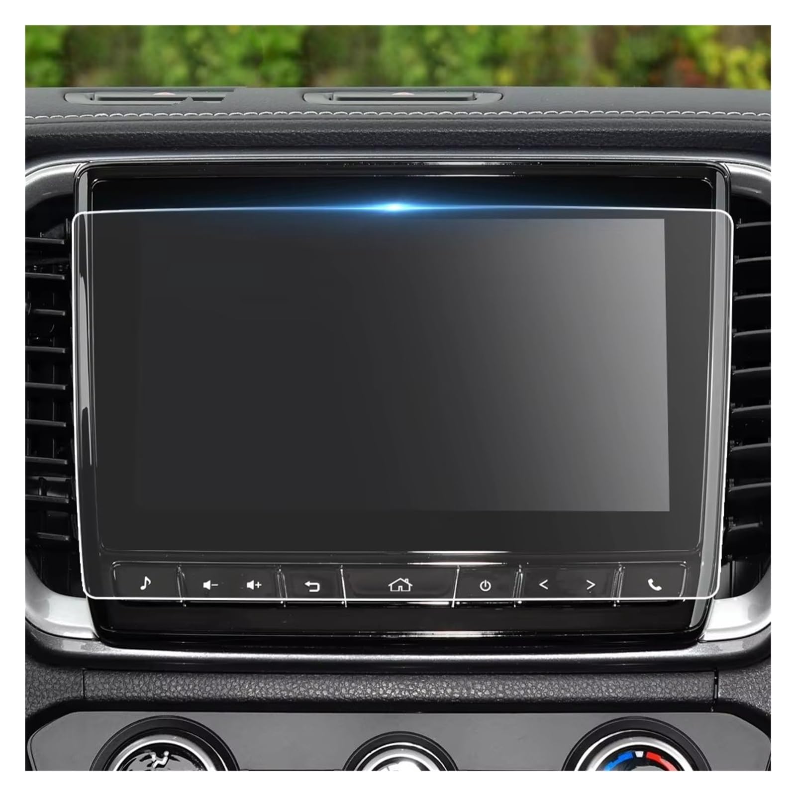 Innenraum Auto Zubehör Für Isuzu Für D-MAX 2021 2022 2023 Konsole Gehärtetem Glas Bildschirm Schutz 23 * 14cm Zubehör Auto Navigation Bildschirm Film Autozubehör Innenraum von NOVEMS