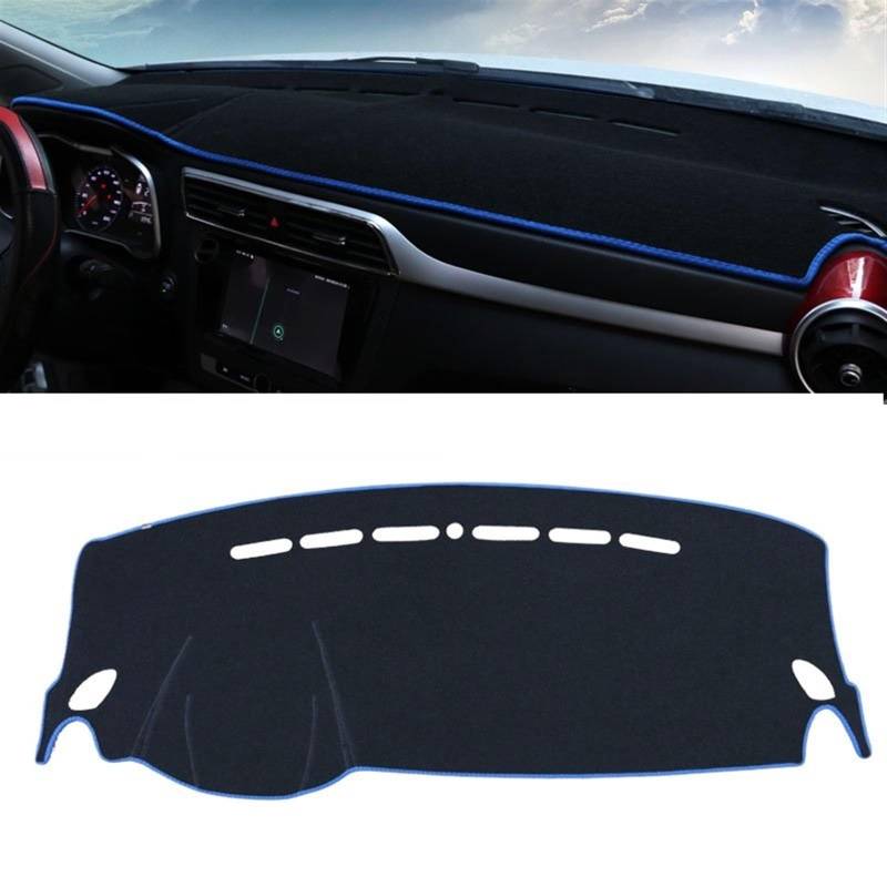 Matte Teppich Armaturenbrett Für MG ZS EZS 2017 2018 2019 2020 2021 2022 Auto Dashboard Vermeiden Licht Pad Instrument Plattform Schreibtisch Abdeckung Matte Teppiche(LHD Blue Side) von NOVEMS