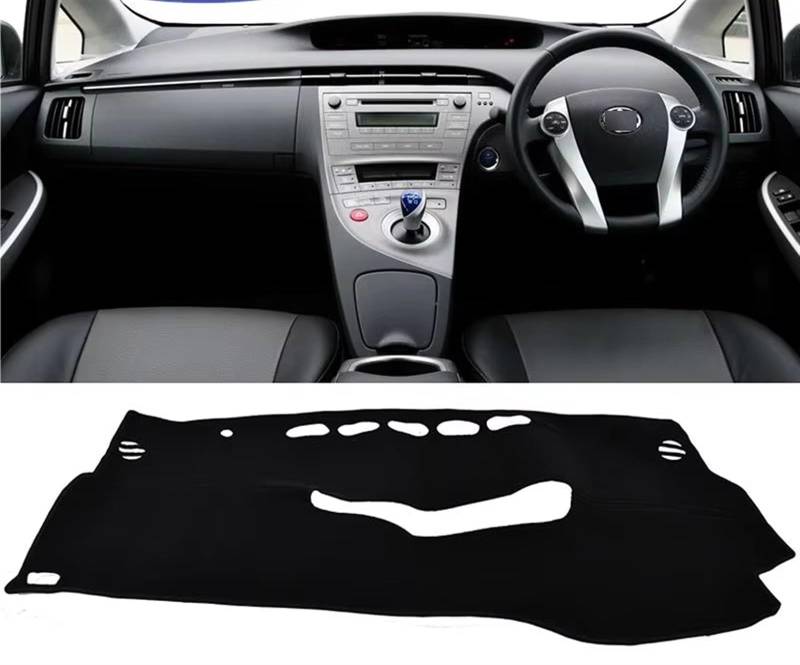 Matte Teppich Armaturenbrett Für Toyota Für Prius 2010 2011 2012 2013 2014 2015 Dashboard Abdeckung Dash Matte Pad Sonnenschutz Dash Board Abdeckung Teppich RHD von NOVEMS