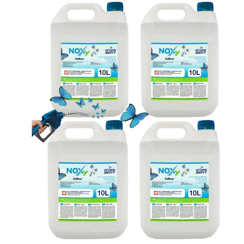 NOXy AdBlue 4X 10 Liter für Diesel Kanister Harnstofflösung AdBlue® NOX-Reduktionsmittel 40L von NOXy