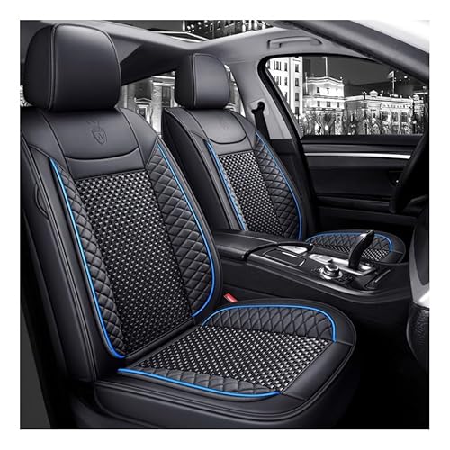 NOYORO Full Set Auto Sitzbezüge für BM𝙒 X4 SUV(2019-),Blauer klassischer Autositzbezug aus Leder, Anti-Aging, kein Ausbleichen, langlebig, modisch, High-End von NOYORO