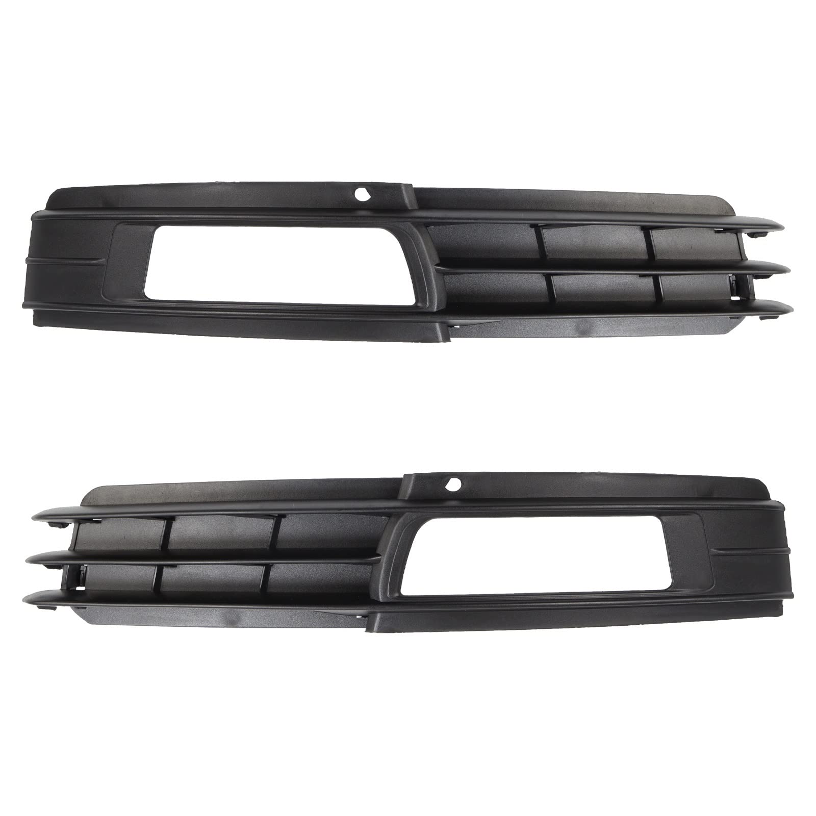 NOZADO Nebelscheinwerferrahmen Lampenschirm Grillabdeckung unter der Frontstoßstange Passend for Audi A6 C6 2009-2011 4F0807681P 4F0807682P Nebelscheinwerferbaugruppen von NOZADO