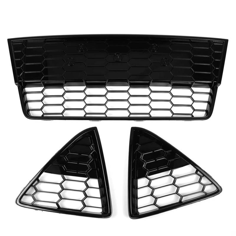 NOZADO S Style Car Front Bumper Grille Front Fog Lamp Grille Fit For Ford Focus MK3 2012-2014 Racing Grills Fog Light Grill Grille Stoßstangen-Lüftungsabdeckung von NOZADO