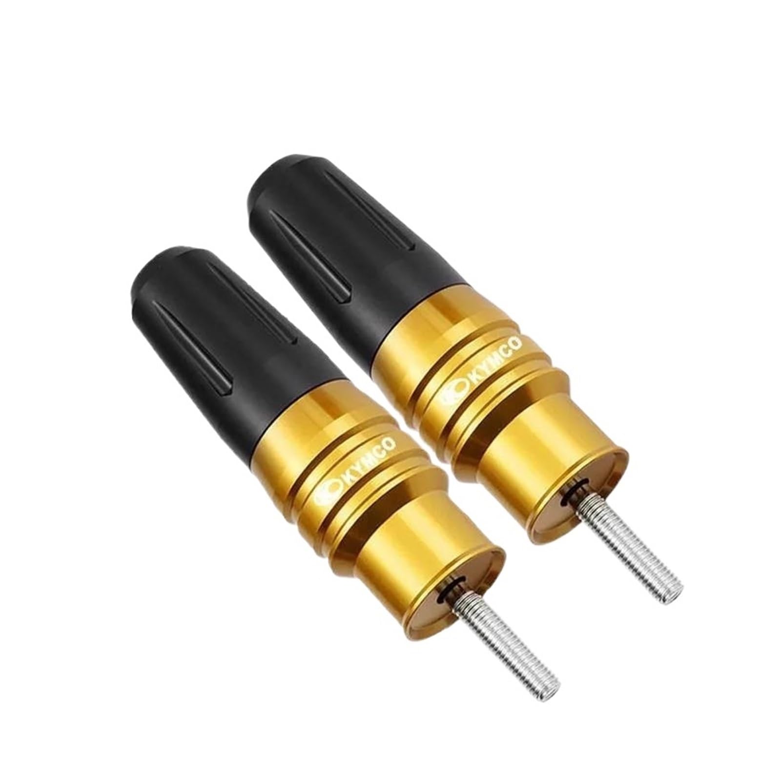 NPUQNLAH Absturzsicherung for Kymco Xciting 300 250 400 Innenstadt 200i 300i CT250 300 Motorrad Rahmen Slider Crash Caps Auspuff Sliders Zubehör Upgrade-Teile ersetzen(Gold-C) von NPUQNLAH