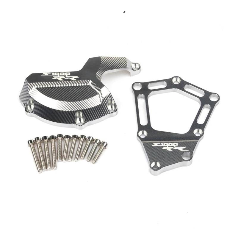 Schutzabdeckung für Motorstator Motorrad Motor Stator Fall Schutz Abdeckung Slider Protector For BMW K42 K46 S1000RR HP4 S1000R S 1000 RR S1000 R S1000XR Verkleidungsschutz(Titanium) von NPUQNLAH