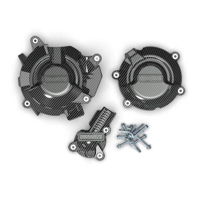 Schutzabdeckung für Motorstator Motorrad-Motorabdeckungsschutz For KTM 790 Duke R 2018–2023/890 Duke R 2020–2024 Verkleidungsschutz(1 Set-Carbon) von NPUQNLAH