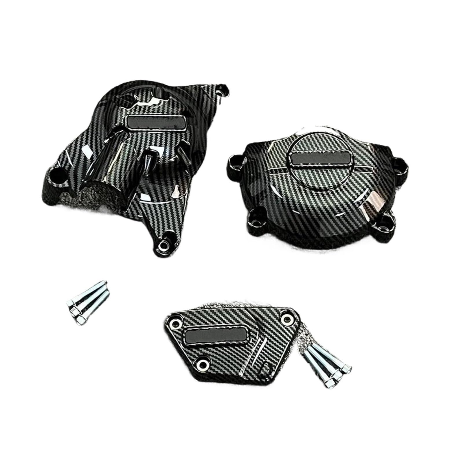 Schutzabdeckung für Motorstator Motorräder Motor Abdeckung Schutz Fall For YAMAHA R6 2006-2025 Motor Abdeckungen Verkleidungsschutz(Carbon Fibe) von NPUQNLAH