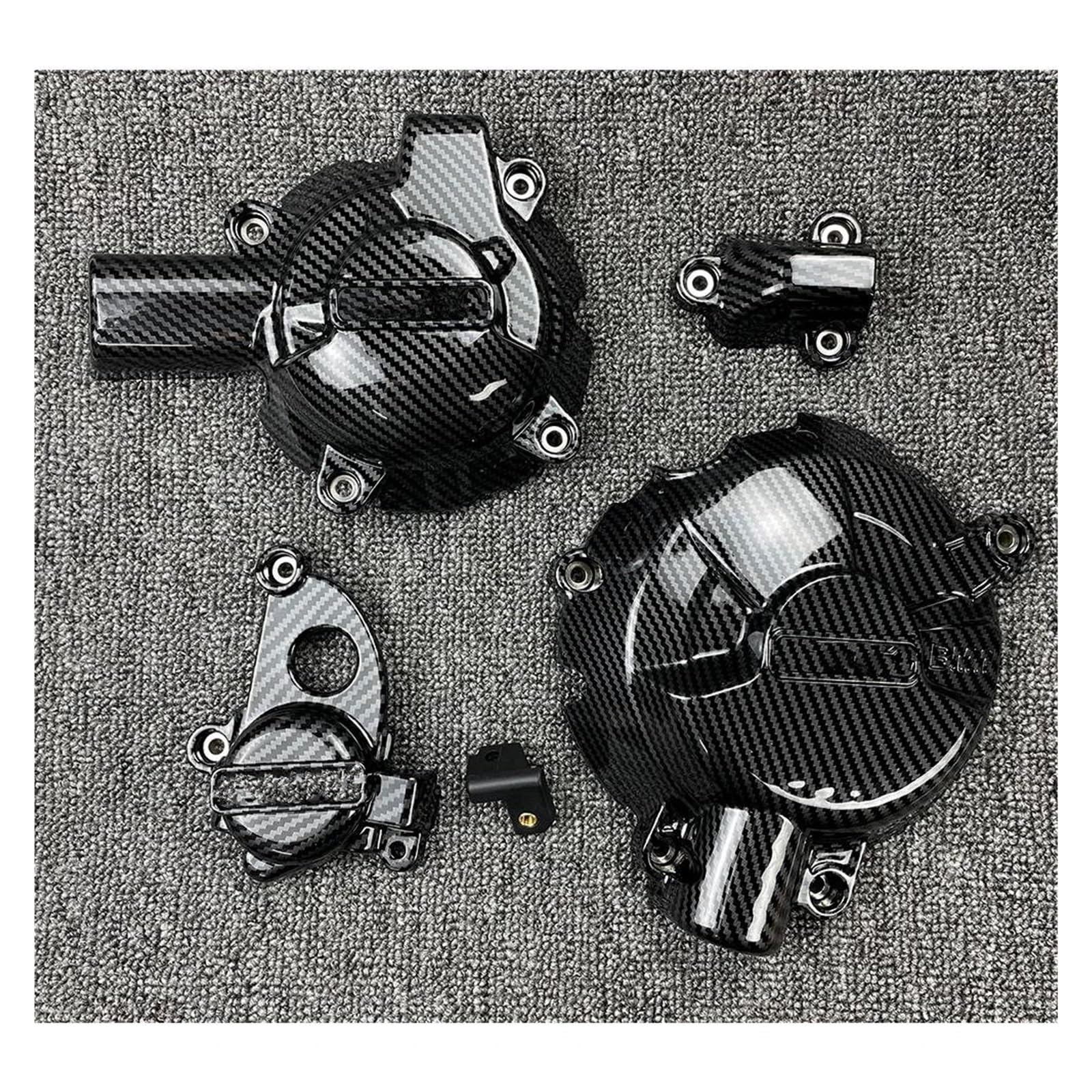 Schutzabdeckung für Motorstator S1000RR 2024 Motorradzubehör Motorgehäuseschutz Schutzabdeckung For BMW S1000RR/R 2019 2020 2021 2022 2023 Verkleidungsschutz(Carbon fiber) von NPUQNLAH