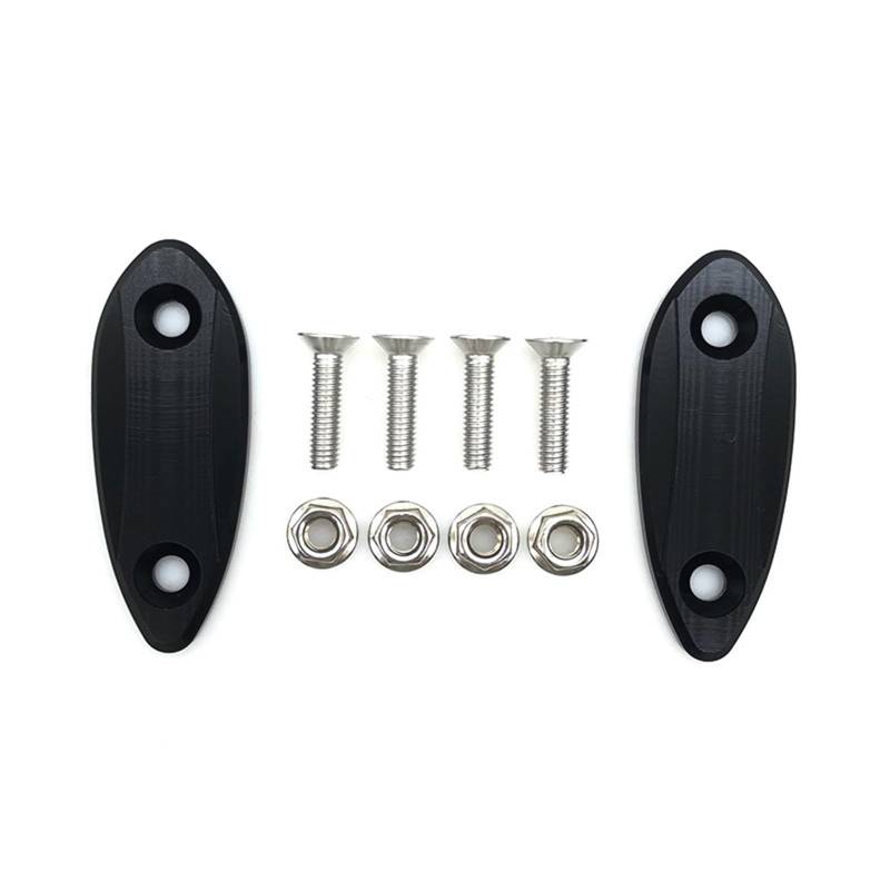 NPXUAMTJ Modifikation Für ZX25R ZX6R Rückspiegel Basis Abdeckung Windschutzscheibe Stick Spiegel Loch Abdeckung Aluminium von NPXUAMTJ